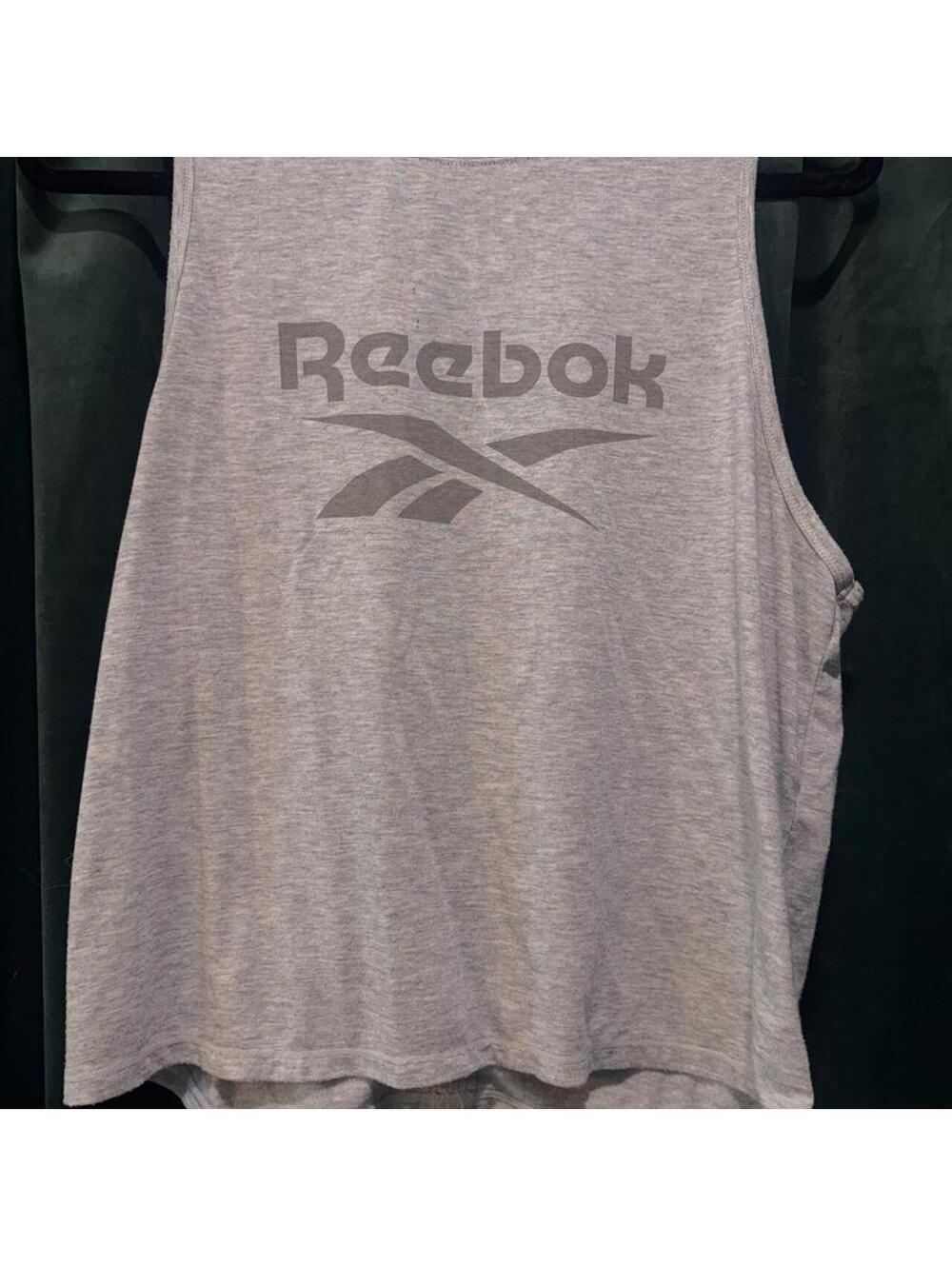 Reebok Women's Grey Vests-tanks-cami
